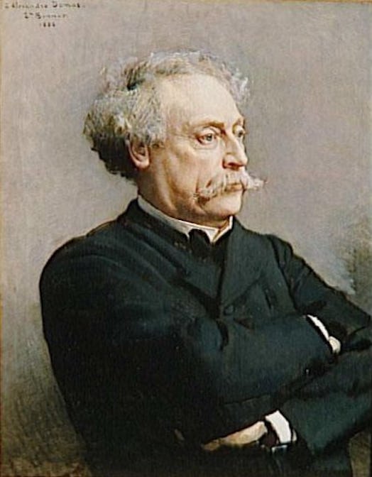 Painting of Alexandre Dumas