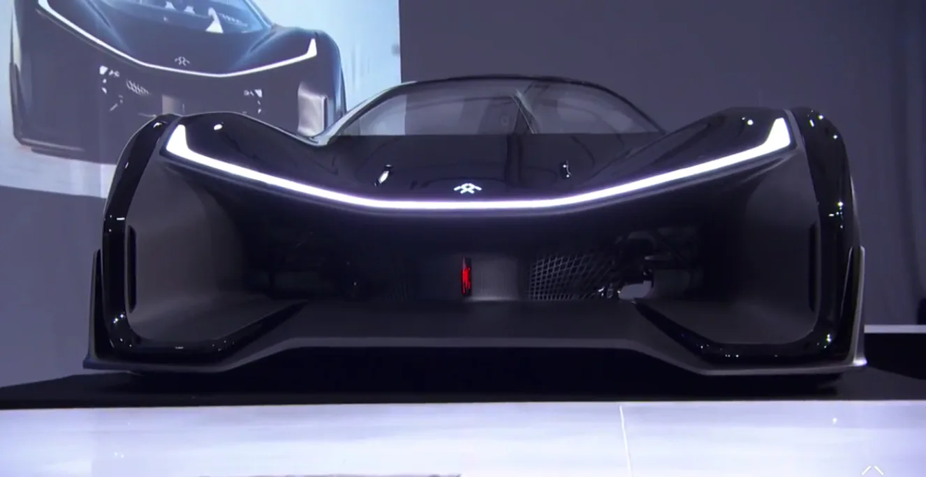 Faraday Future Unveils Its Concept Vehicle at CES 2016