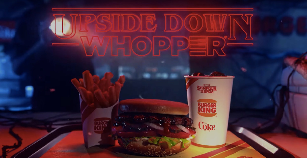 Burger King Heads Back The 80s With Stranger Things Upside Down Whopper! Bloody Disgusting | tiot.vn