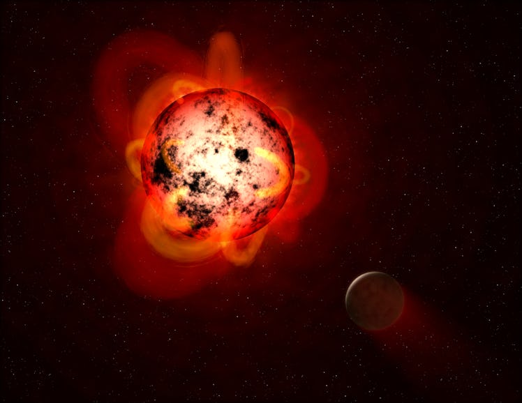 exoplanet solar flare