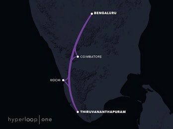 Bengaluru-Thiruvananthapuram route.