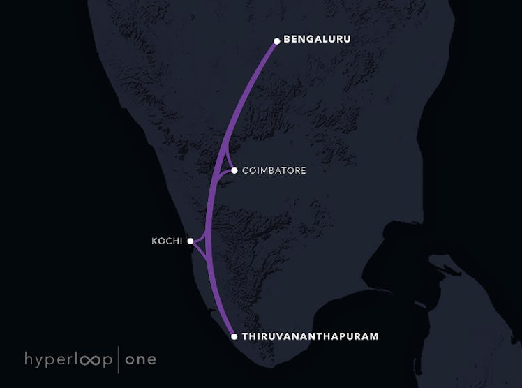Bengaluru-Thiruvananthapuram route.