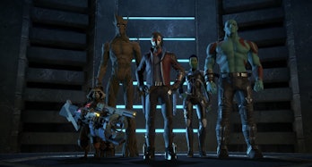 The Guardians in Marvel's 'Guardians of the Galaxy: The Telltale Series"