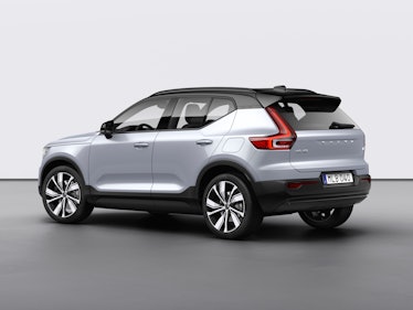 The Volvo XC40 from the rear.