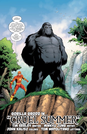DC The Flash Gorilla Grodd Cruel Summer