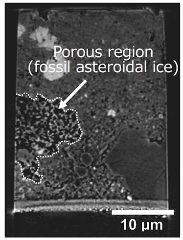 Meteorite Acfer 094 ice