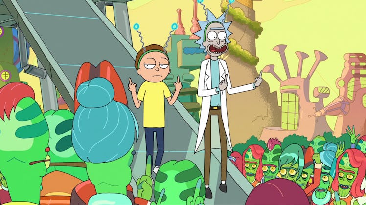 The titular characters of 'Rick and Morty'.