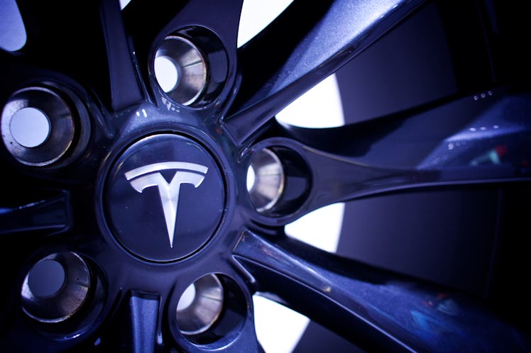 Tesla alloy wheels