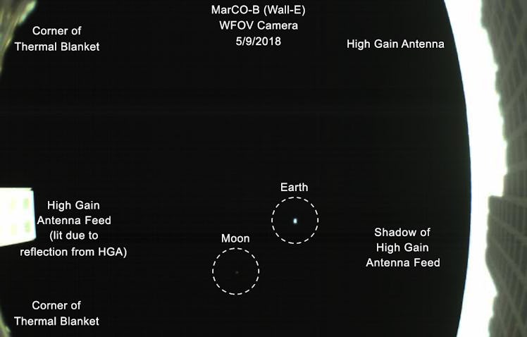 marcos first photo moon earth