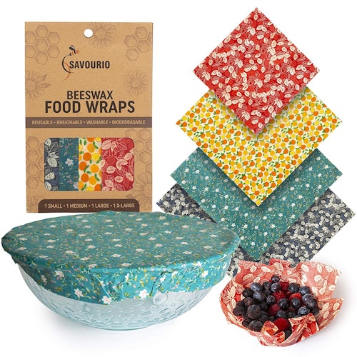 Savourio Reusable Beeswax Food Wrap