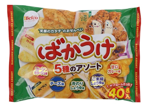 New Japanese Senbei Assortment Bakauke