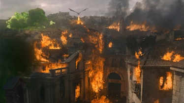 Dany and Drogon destroying King's Landing