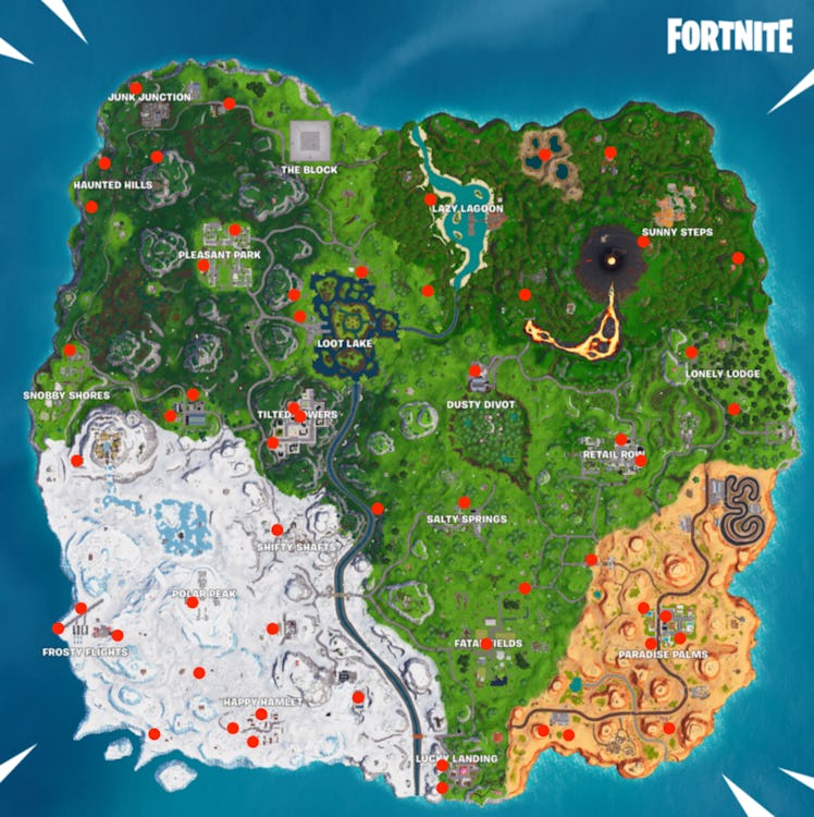 Fortnite Season 8 Vending Machine Map