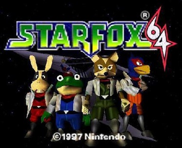 "Star Fox 64" video game poster