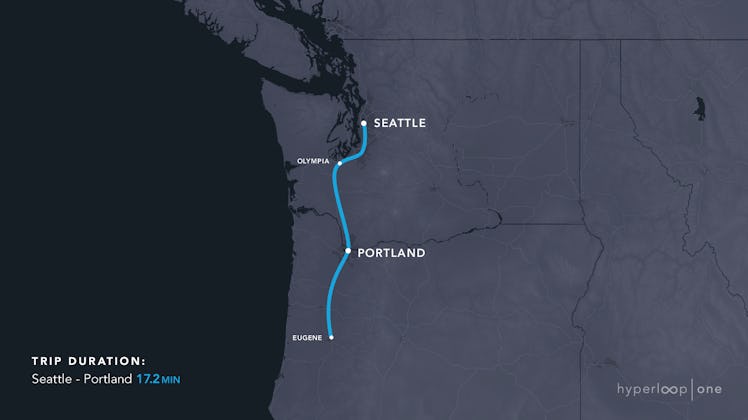 The Pacific northwest route.