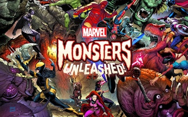 Promotional ad for Marvel's Monsters Unleashed 2017 event