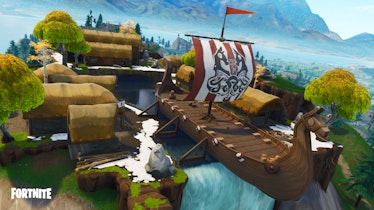 This Viking ship is seemingly the only instance of time travel on the new Season 5 map.