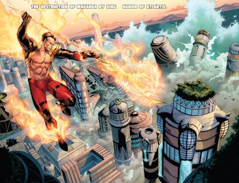 Avengers vs X-Men Namor Floodds Wakanda