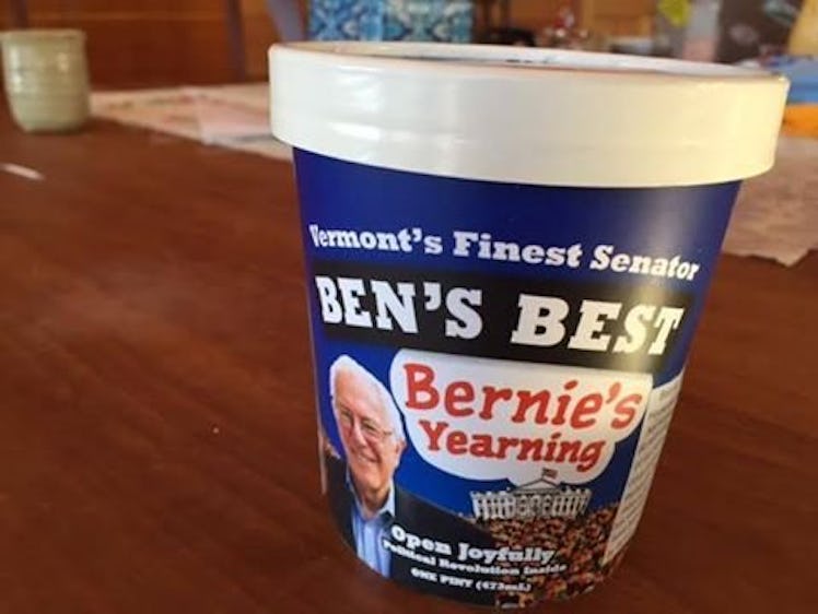The unofficial Bernie Sanders Ben and Jerry's flavor.