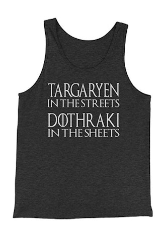 Targaryen in The Streets, Dothraki in The Sheets Jersey Tank Top for Men