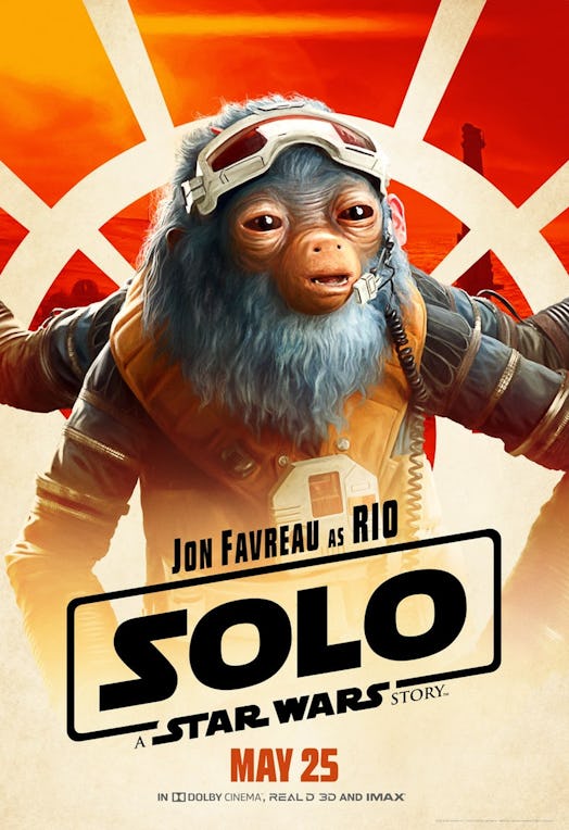 Jon Favreau as Rio Durant in 'Solo: A Star Wars Story'.