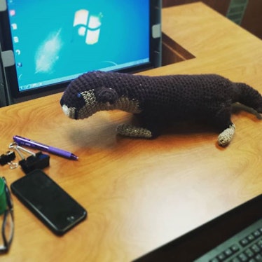 I made my professor an otter because of a semester-long running joke wherein I would put otters on e...