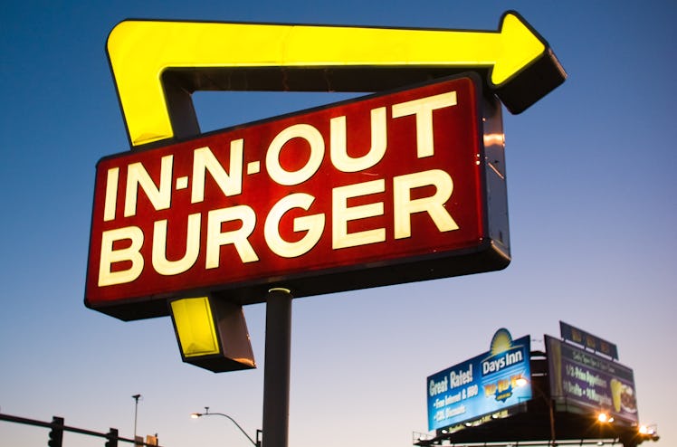 Fast food restaurants often use a red and yellow color scheme.