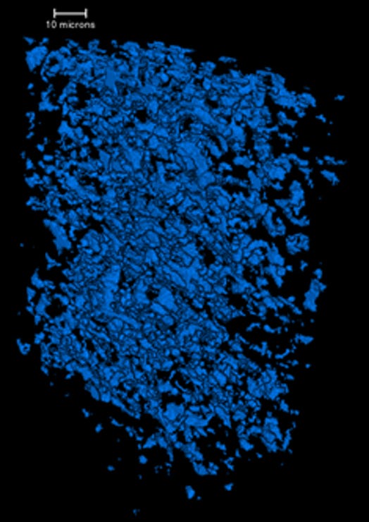 CT scan of sulfur electrode 