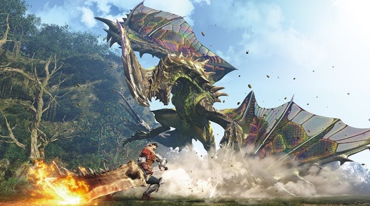 An image of the 'Monster Hunter Generations' gameplay