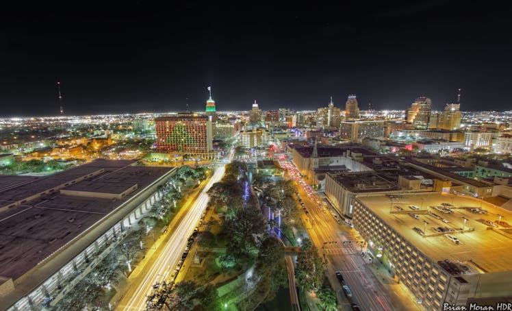 San Antonio Christmas Skyline - 2011