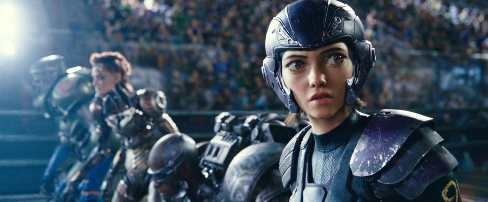 Alita Battle Angel Motorball Scenes Mixed Cgi With Real Live Stunts