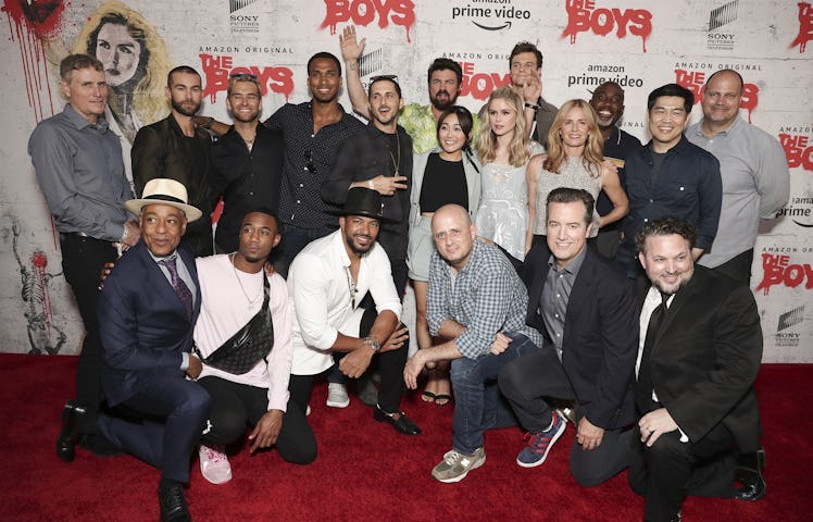 The cast and crew of 'The Boys' at Comic-Con.
