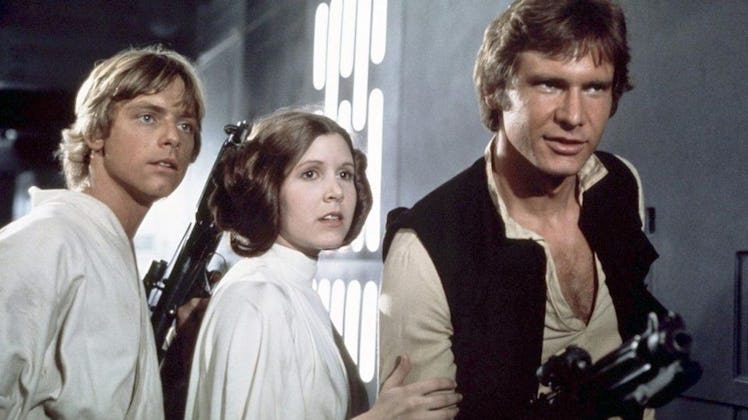Luke, Leia, and Han in 'Star Wars: Episode IV - A New Hope'