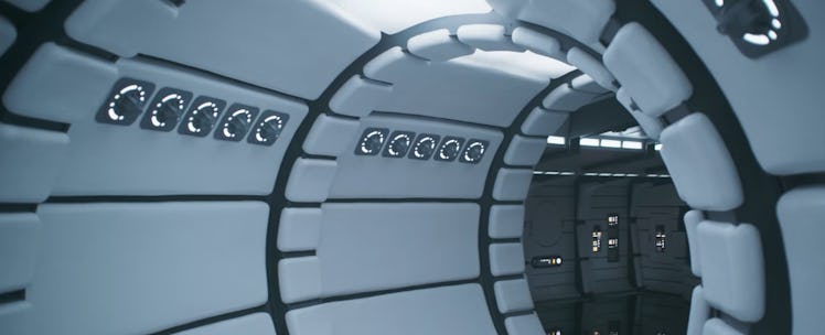 A very clean version of the inside of the Millennium Falcon.