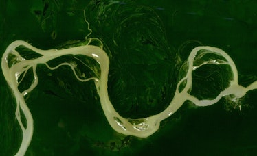 Sky view of the Amazon River