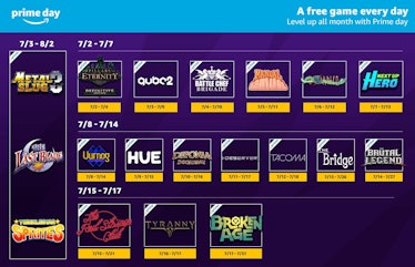 21 free games from Twitch in July on Amazon Prime Day 2018