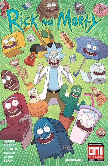 'Rick and Morty' Do 'Fortnite' in a Gruesome New Comic Book - 349 x 537 jpeg 92kB