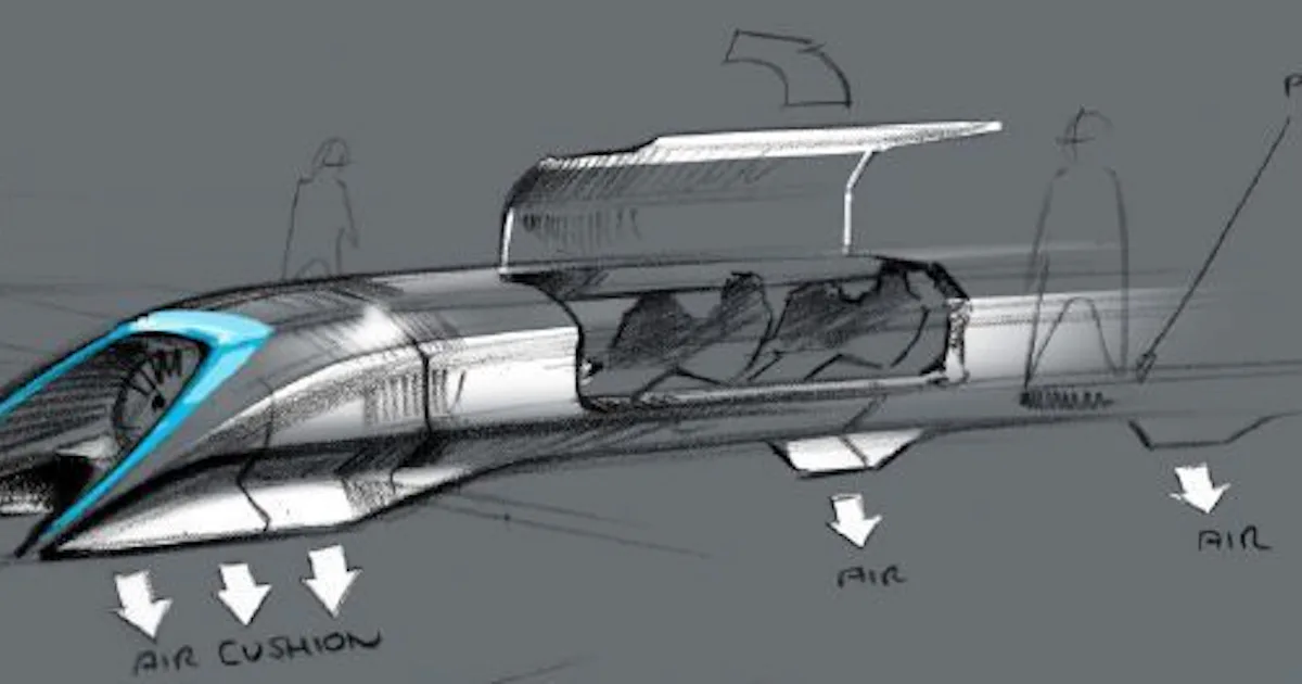 Hyperloop Pod Designs This Proposed Hyperloop Prototype Pod Would Run on Hoverboard Technology