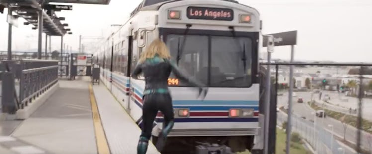 'Captain Marvel' Train Los Angeles