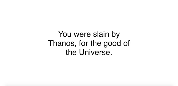 Did Thanos Kill You Avengers