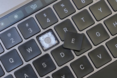 Inside 16-inch MacBook Pro keyboard