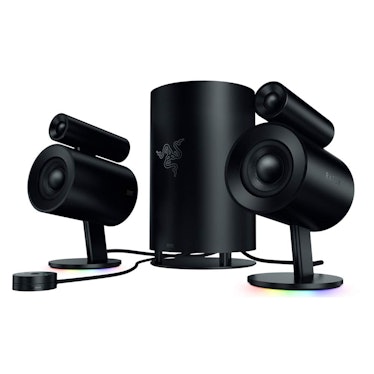 Black Razer Nommo Pro THX Certified Premium Audio PC Gaming Speakers