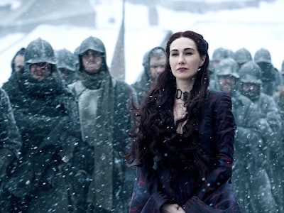 Carice Van Houten as Melisandre in Game of Thrones Season 6