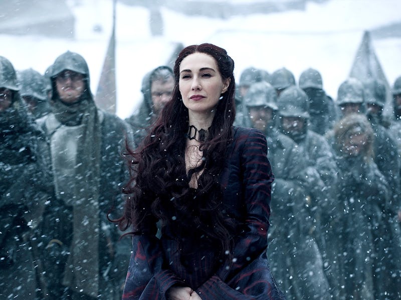 Carice Van Houten as Melisandre in Game of Thrones Season 6
