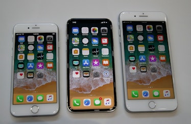 The iPhone 8, X and 8 Plus.