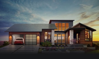 Elon Musk's ideal vision for a Tesla-powered house. 