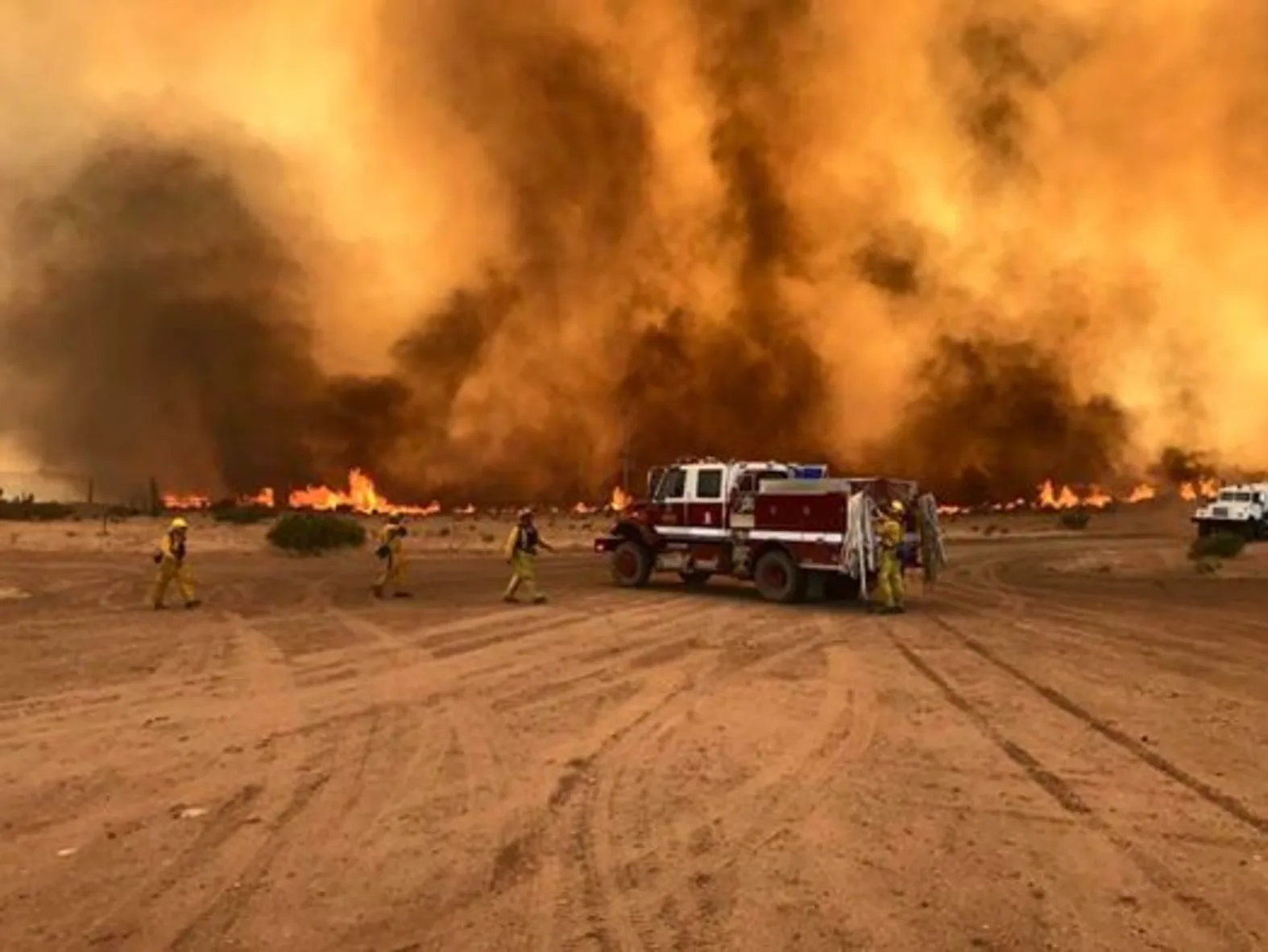 Fires Burn in Nevada Near Tesla's Gigafactory, Maybe from Fireworks