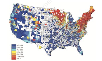Ticks With Lyme Disease Map Tick Season: Maps Of Dog Blood Samples Show Where Lyme Disease May Strike