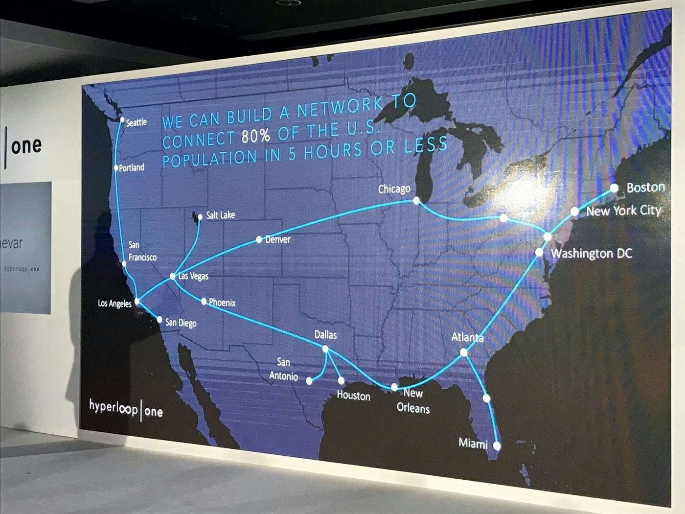 How Realistic Is This Hyperloop One Future Map of the U.S.?