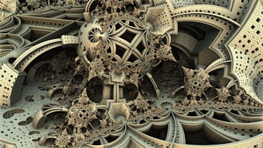 A Hal Tenny fractal painting